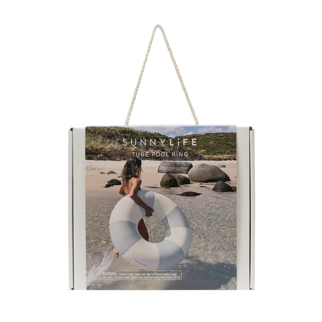 Sunnylife | Tube Pool Ring - Lazy Days Duck Egg Blue | Shut the Front Door