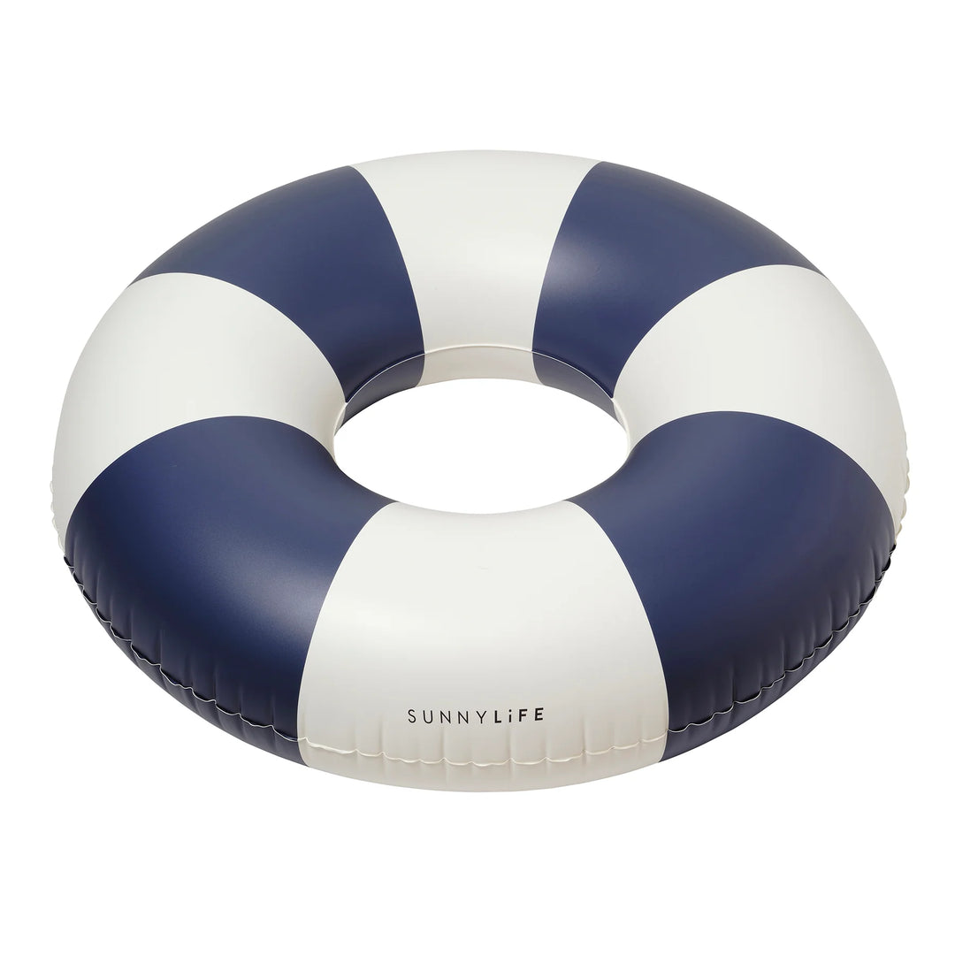 Sunnylife | Tube Pool Ring - Navy Stripe | Shut the Front Door