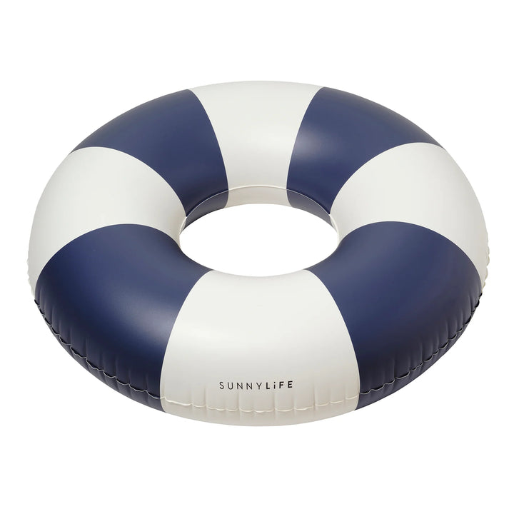 Sunnylife | Tube Pool Ring - Navy Stripe | Shut the Front Door