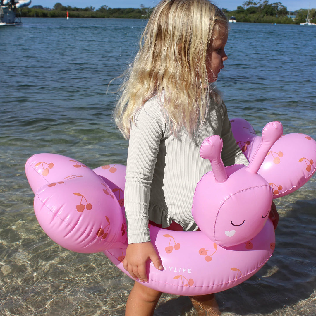 Sunnylife | Kids Tube Pool Ring - Cotton Candy Cherry | Shut the Front Door