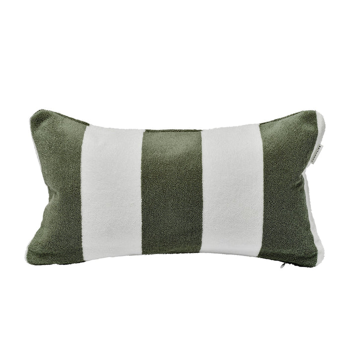 Sunnylife | Beach Pillow The Vacay Olive Stripe | Shut the Front Door