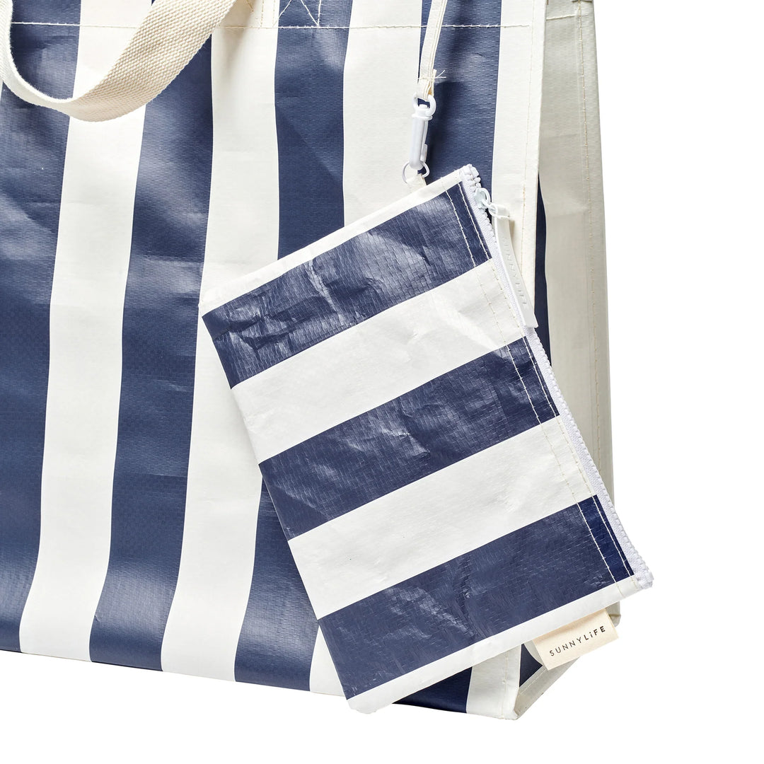 Sunnylife | Carryall Beach Bag Marine Stripe | Shut the Front Door