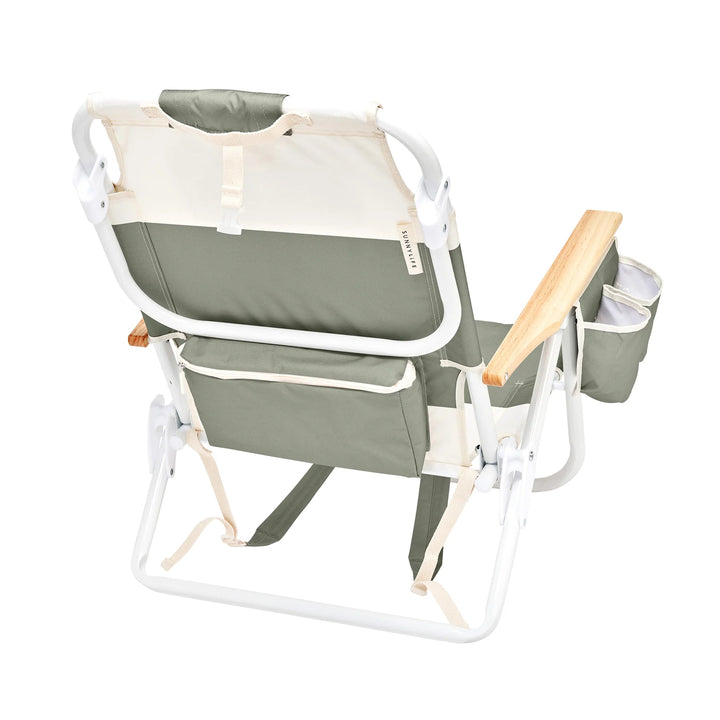 Sunnylife | Deluxe Beach Chair Seagrass Block | Shut the Front Door
