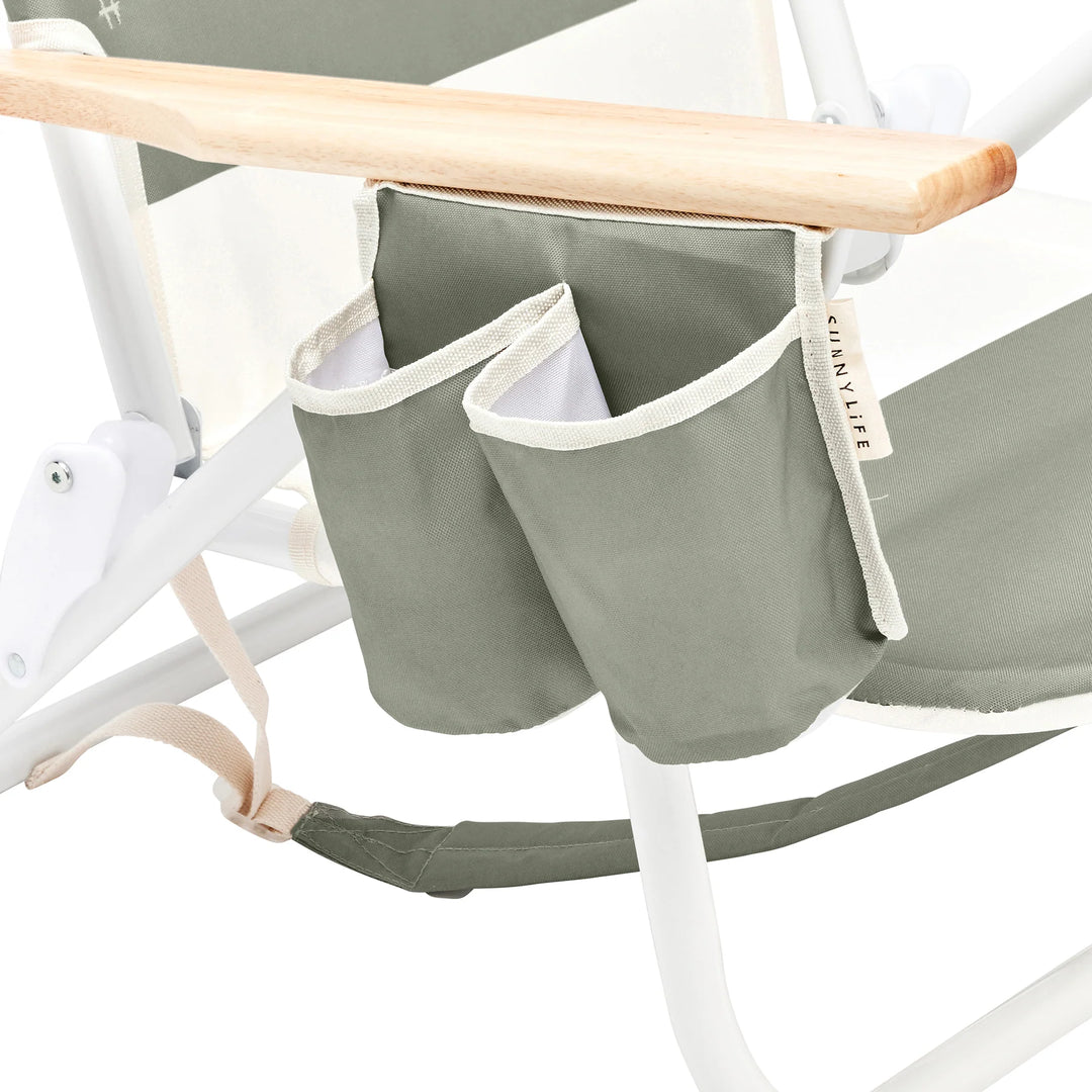 Sunnylife | Deluxe Beach Chair Seagrass Block | Shut the Front Door