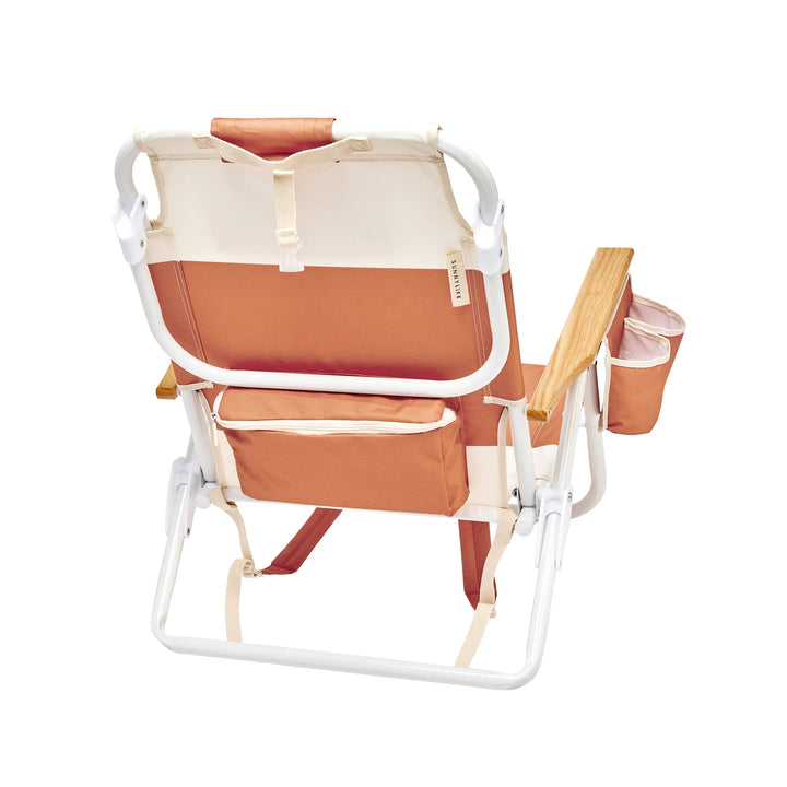 Sunnylife | Deluxe Beach Chair Tierra Clay Block | Shut the Front Door