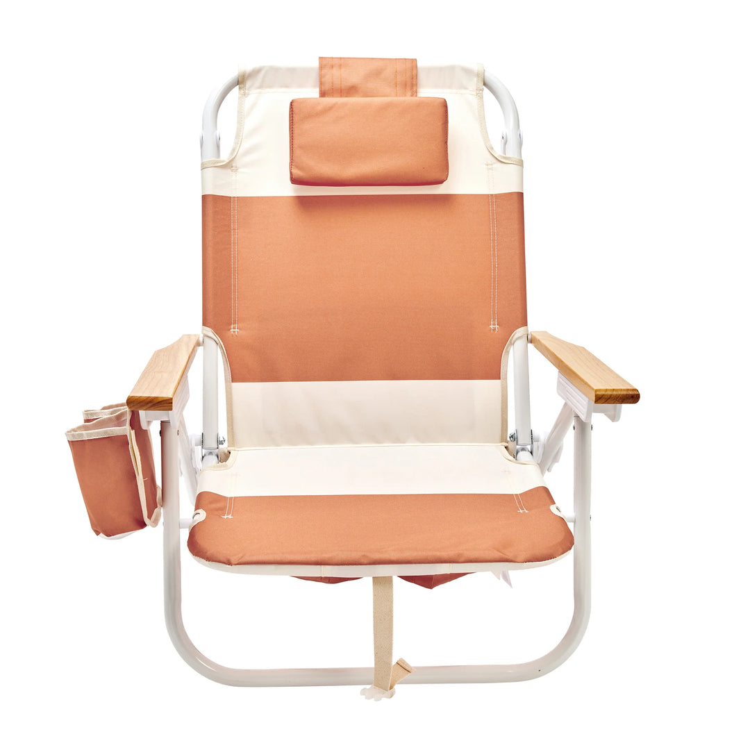Sunnylife | Deluxe Beach Chair Tierra Clay Block | Shut the Front Door