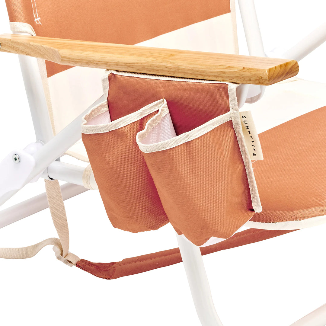 Sunnylife | Deluxe Beach Chair Tierra Clay Block | Shut the Front Door