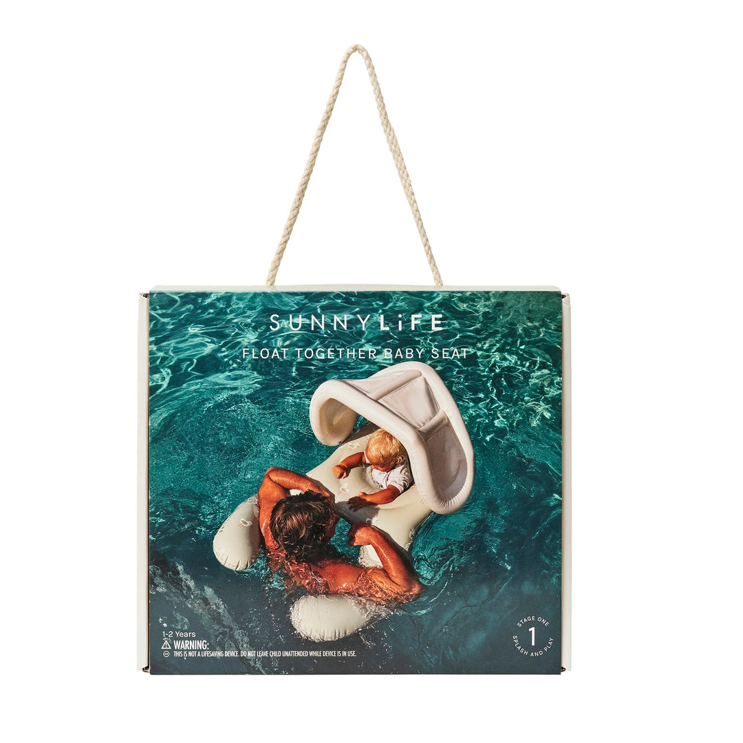 Sunnylife | Float Together Baby Seat Sammy the Seagull Green | Shut the Front Door