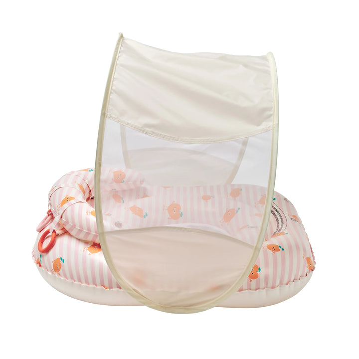 Sunnylife | Interactive Baby Float Poppy the Peach Pink Stripe | Shut the Front Door