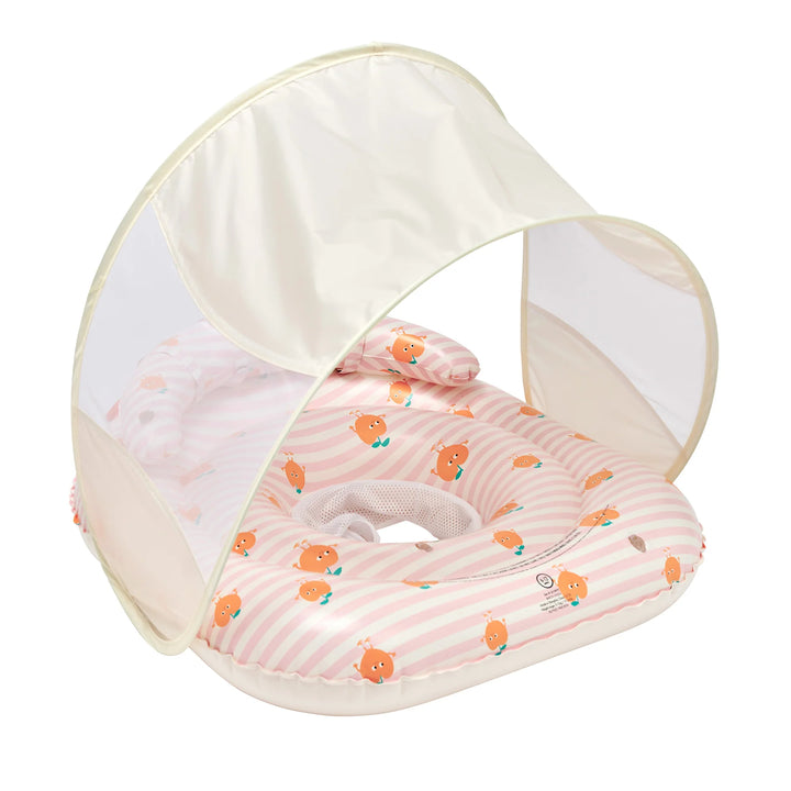 Sunnylife | Interactive Baby Float Poppy the Peach Pink Stripe | Shut the Front Door