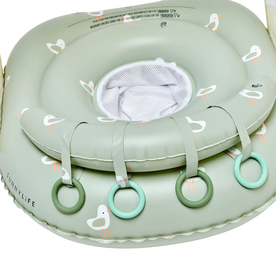 Sunnylife | Interactive Baby Float Sammy the Seagull Green | Shut the Front Door