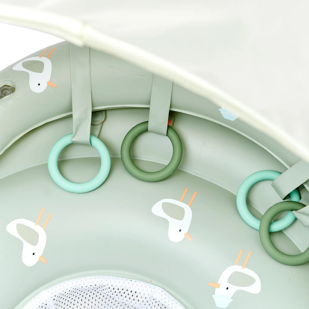 Sunnylife | Interactive Baby Float Sammy the Seagull Green | Shut the Front Door