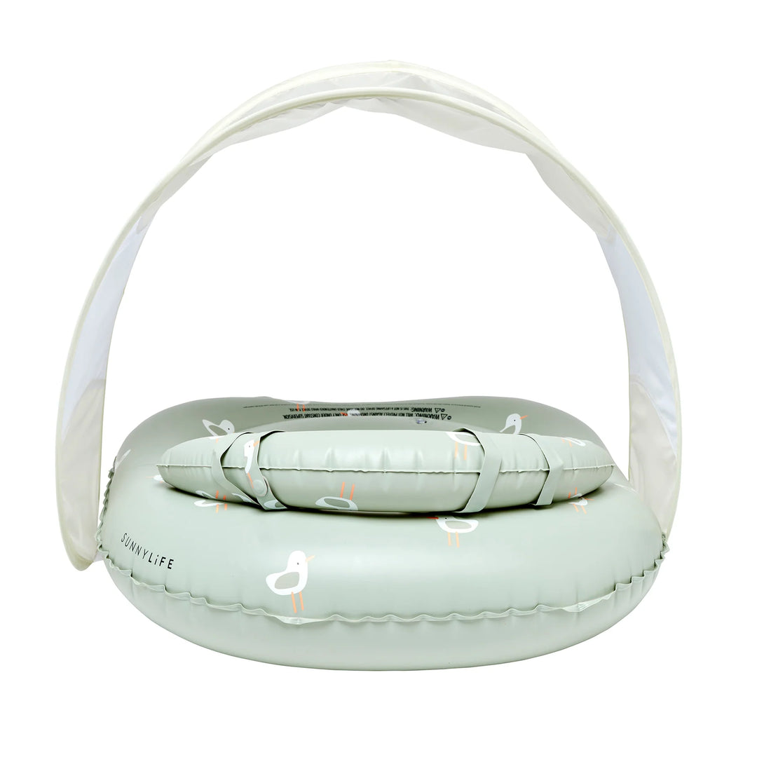 Sunnylife | Interactive Baby Float Sammy the Seagull Green | Shut the Front Door