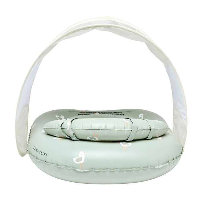 Sunnylife | Interactive Baby Float Sammy the Seagull Green | Shut the Front Door