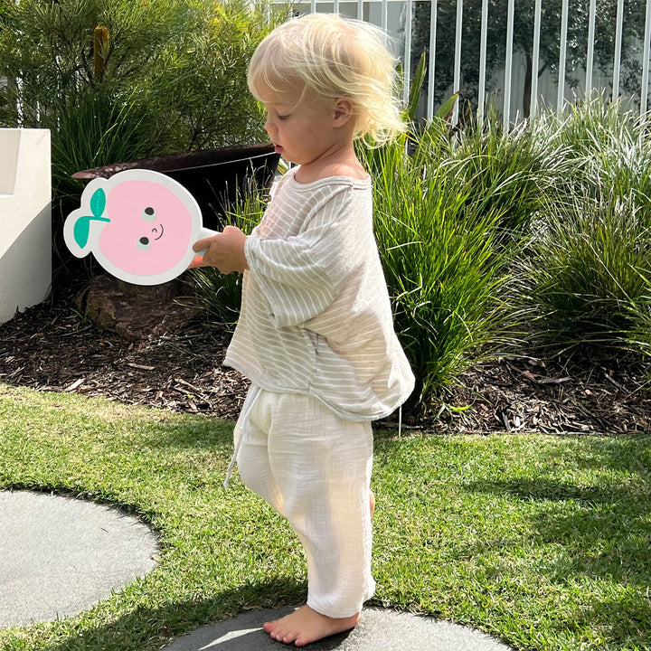 Sunnylife | Kids Velcro Beach Bats Poppy the Peach Multi | Shut the Front Door