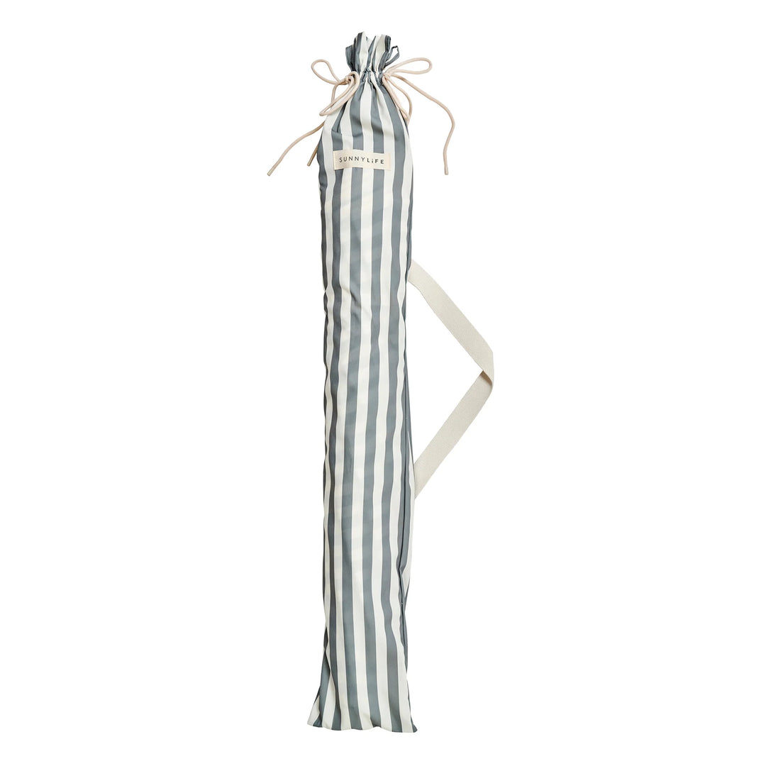 Sunnylife | Luxe Beach Umbrella Seagrass Stripe | Shut the Front Door