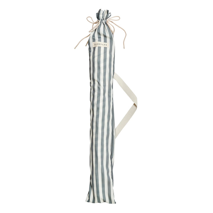 Sunnylife | Luxe Beach Umbrella Seagrass Stripe | Shut the Front Door