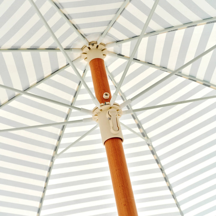 Sunnylife | Luxe Beach Umbrella Seagrass Stripe | Shut the Front Door