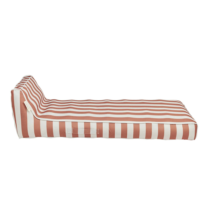 Sunnylife | Luxe Lie-On Lounger Tierra Clay Stripe | Shut the Front Door