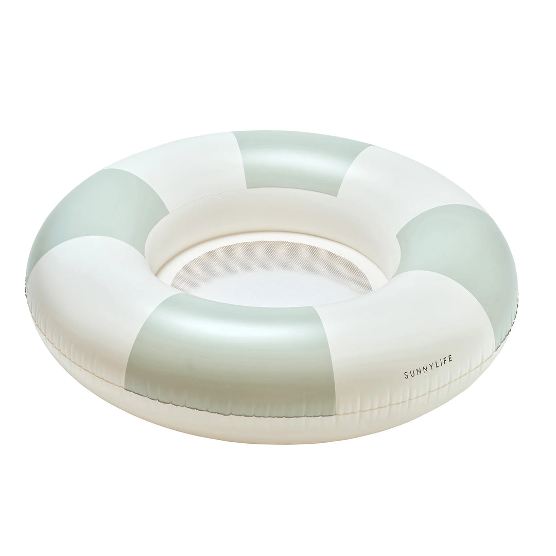 Sunnylife | Luxe Tube Pool Ring Soft Olive | Shut the Front Door