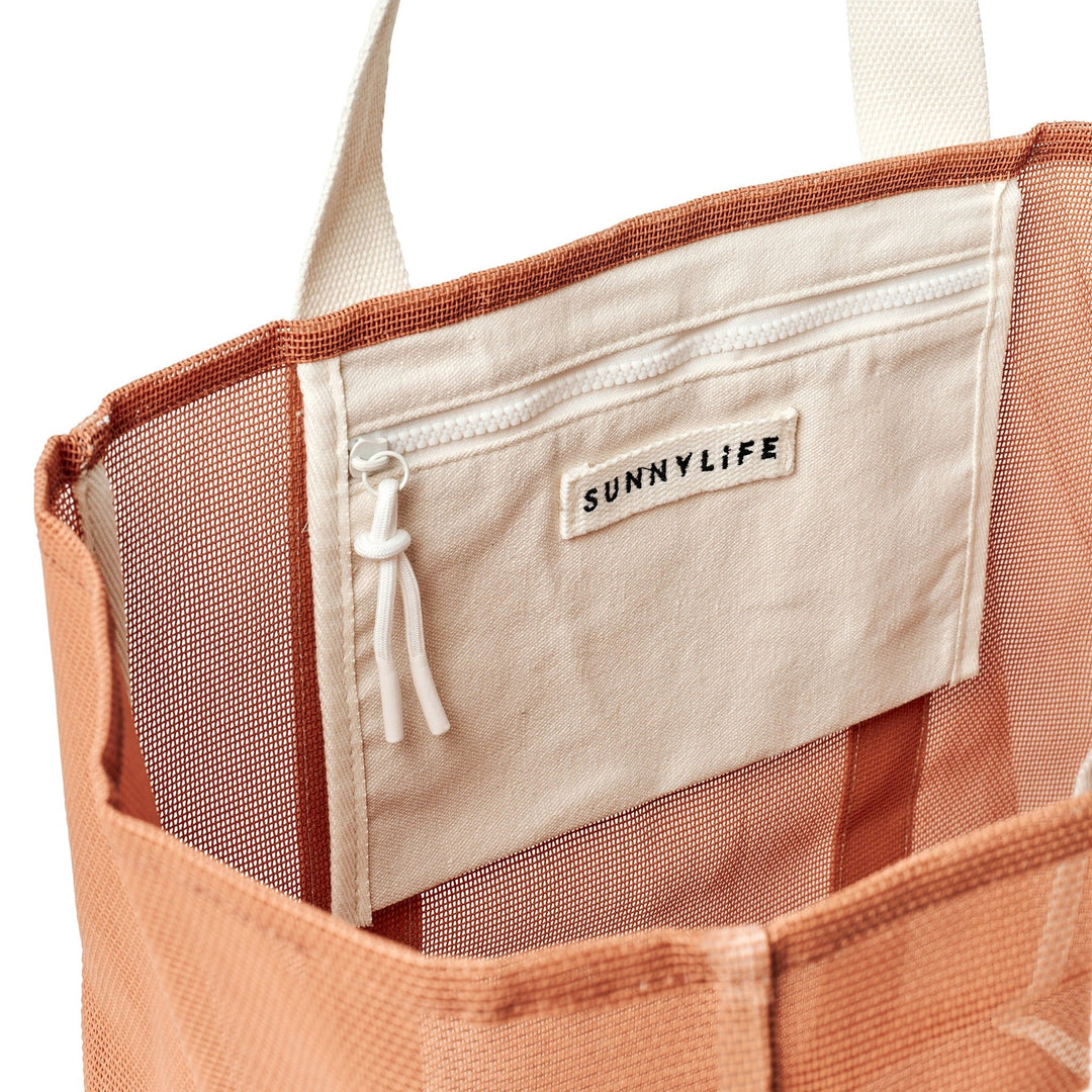 Sunnylife | Mesh Beach Bag Tierra Clay | Shut the Front Door