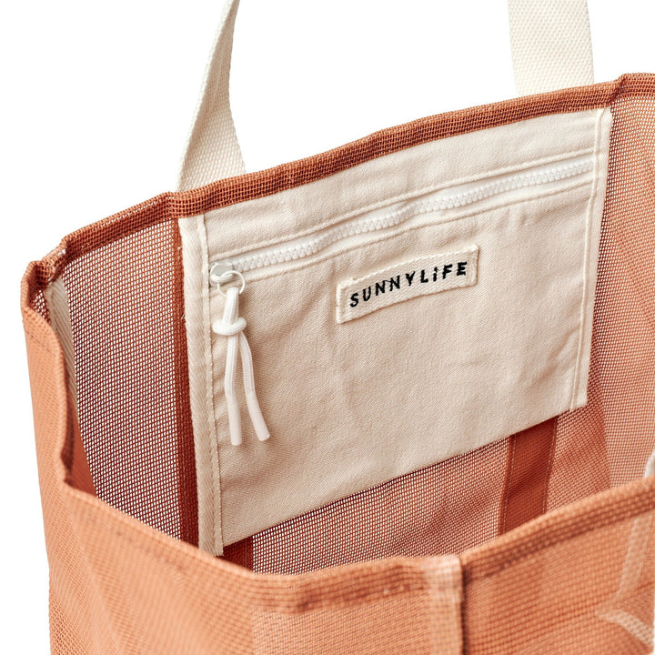 Sunnylife | Mesh Beach Bag Tierra Clay | Shut the Front Door
