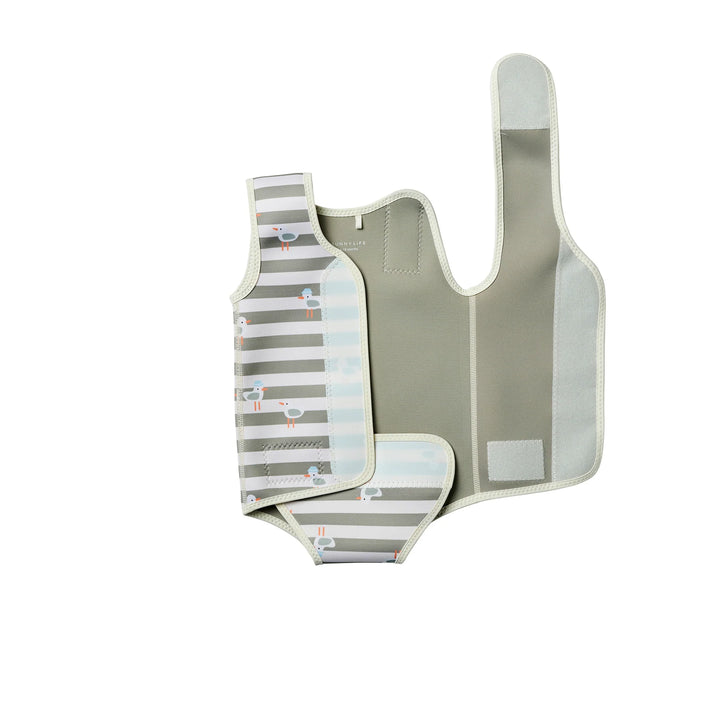 Sunnylife | Natural Rubber Baby Wetsuit Sammy the Seagull Green Stripe | Shut the Front Door