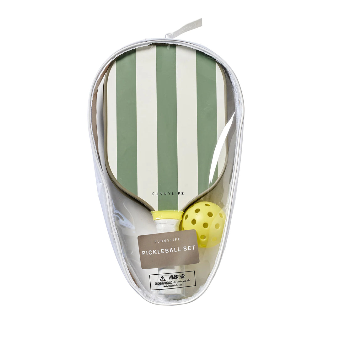 Sunnylife | Pickleball Set Seagrass Stripe | Shut the Front Door