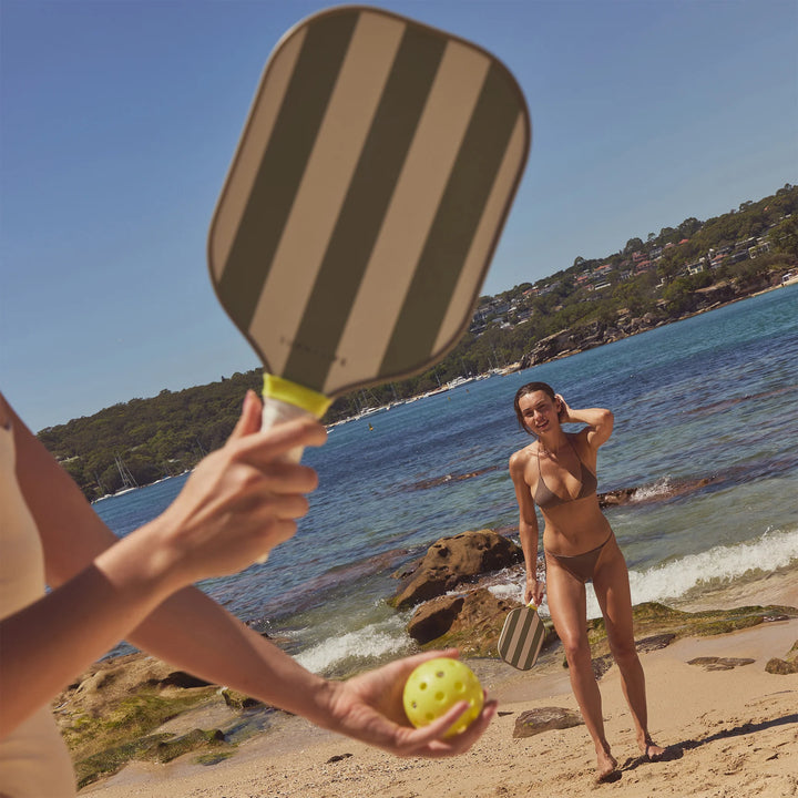Sunnylife | Pickleball Set Seagrass Stripe | Shut the Front Door