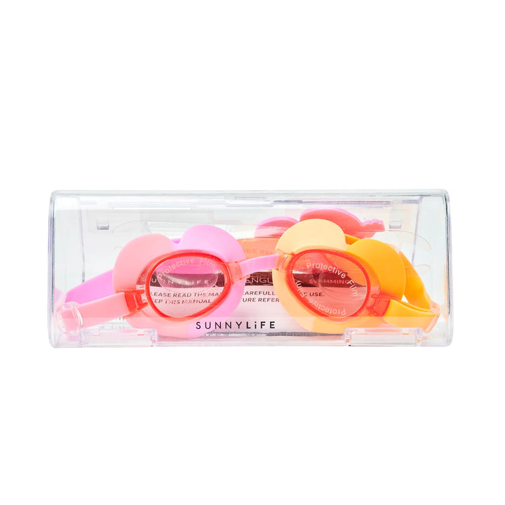 Sunnylife | Kids Swim Goggles Poppy the Peach Multi | Shut the Front Door
