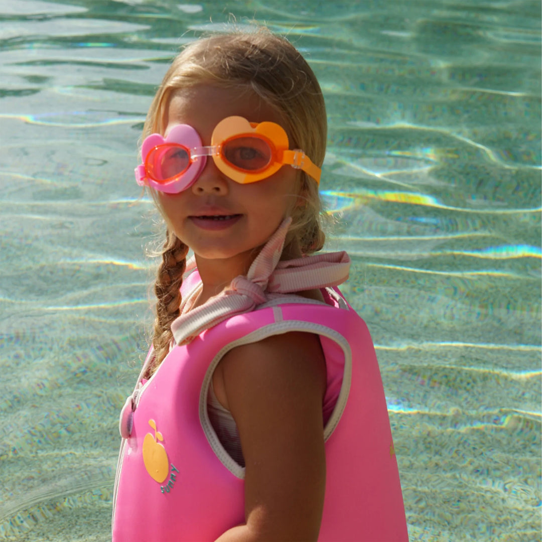 Sunnylife | Kids Swim Goggles Poppy the Peach Multi | Shut the Front Door