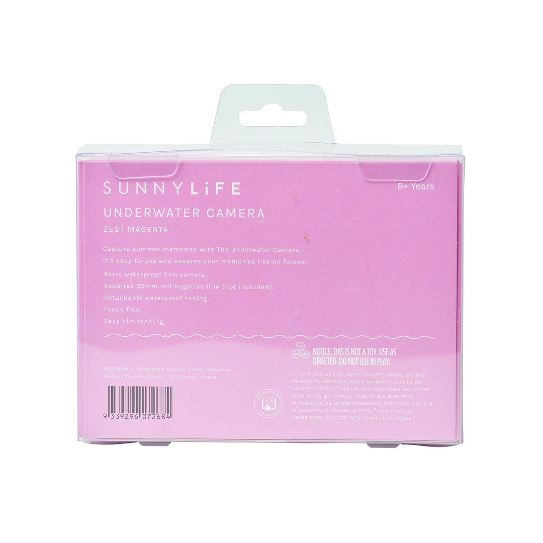Sunnylife | Underwater Camera Zest Magenta | Shut the Front Door