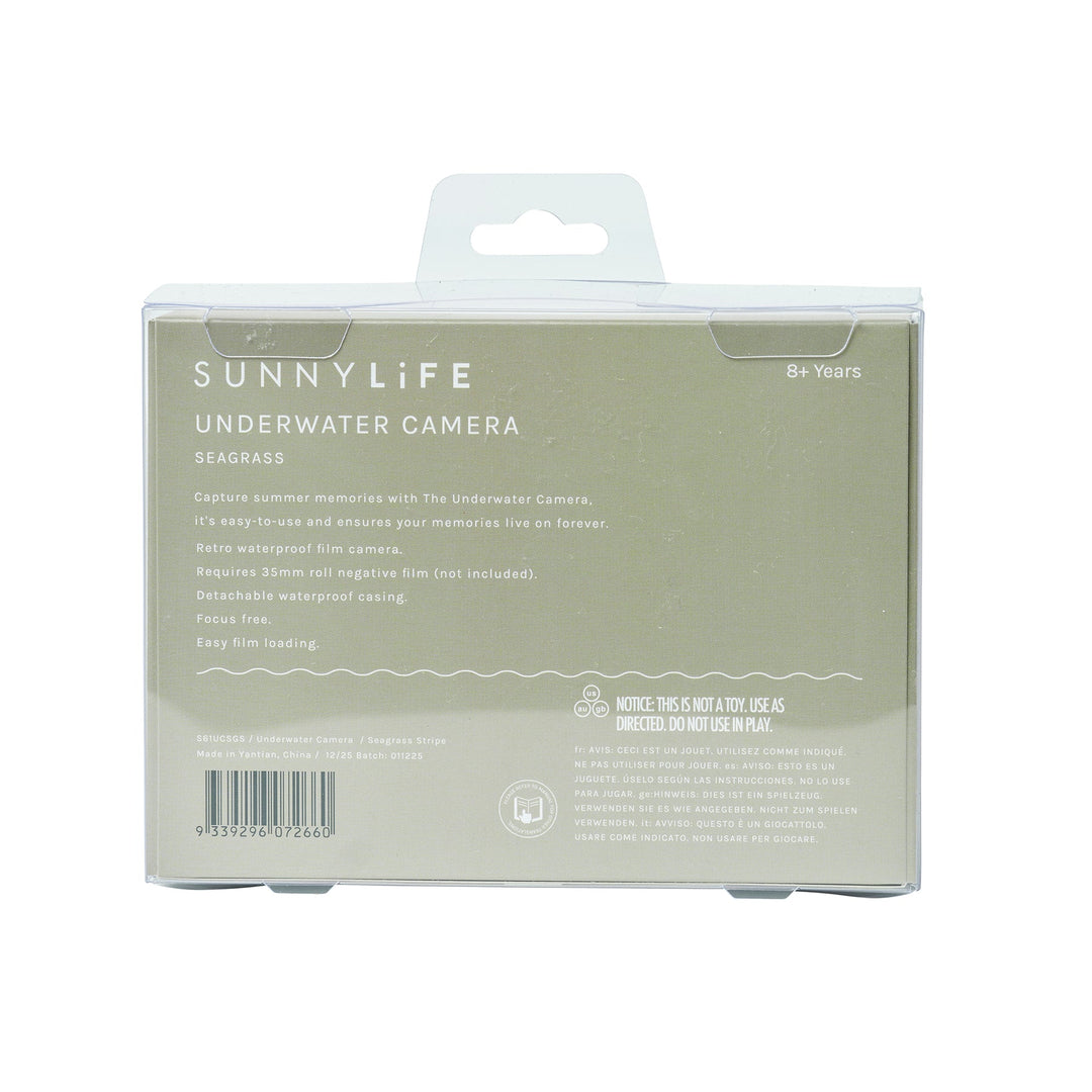 Sunnylife | Underwater Camera Seagrass Stripe | Shut the Front Door