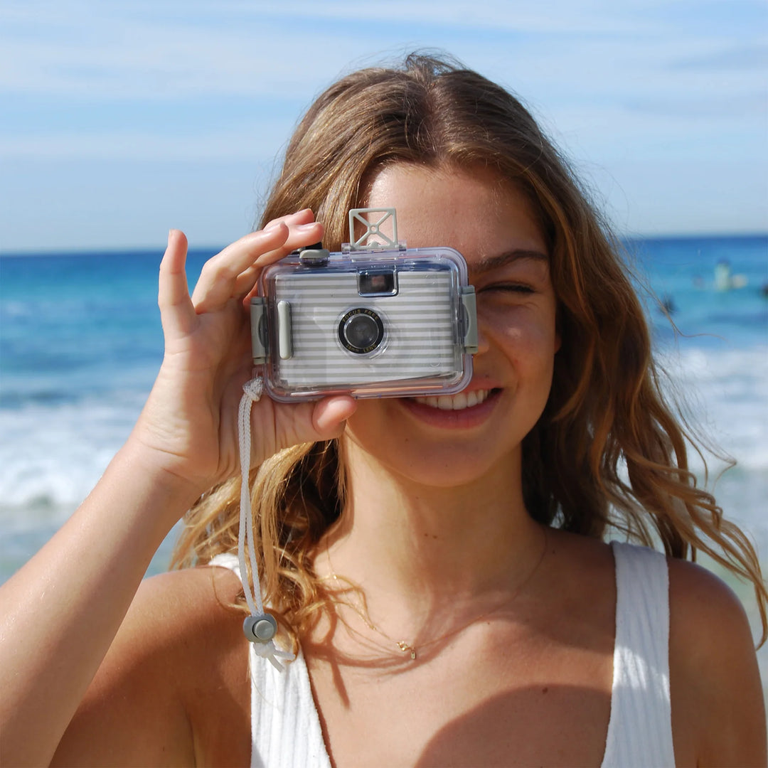 Sunnylife | Underwater Camera Seagrass Stripe | Shut the Front Door