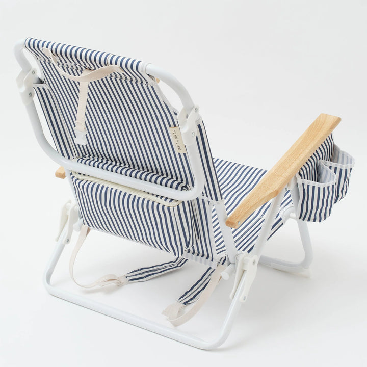 Sunnylife | The Resort Luxe Beach Chair - Coastal Blue | Shut the Front Door