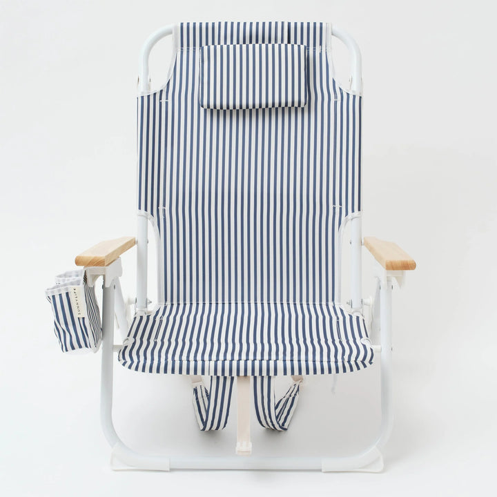 Sunnylife | The Resort Luxe Beach Chair - Coastal Blue | Shut the Front Door