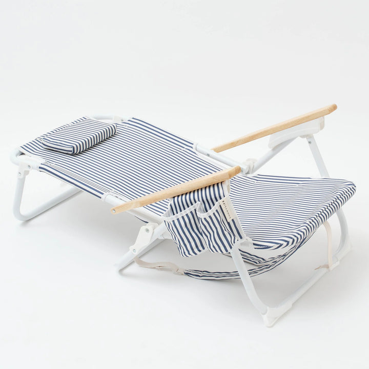 Sunnylife | The Resort Luxe Beach Chair - Coastal Blue | Shut the Front Door