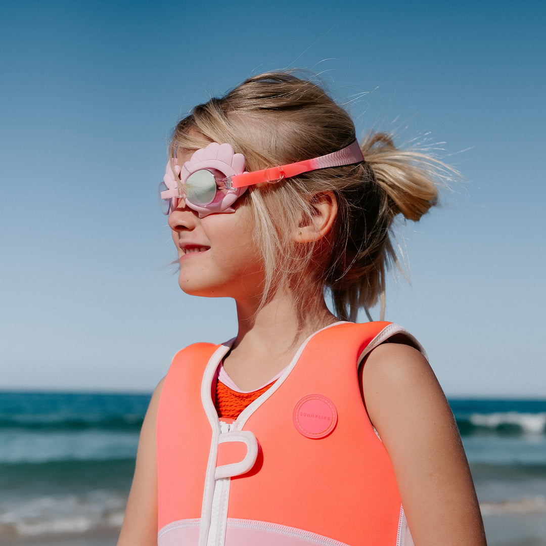 Sunnylife | Melody the Mermaid Mini Swim Goggles - Neon S/berry | Shut the Front Door