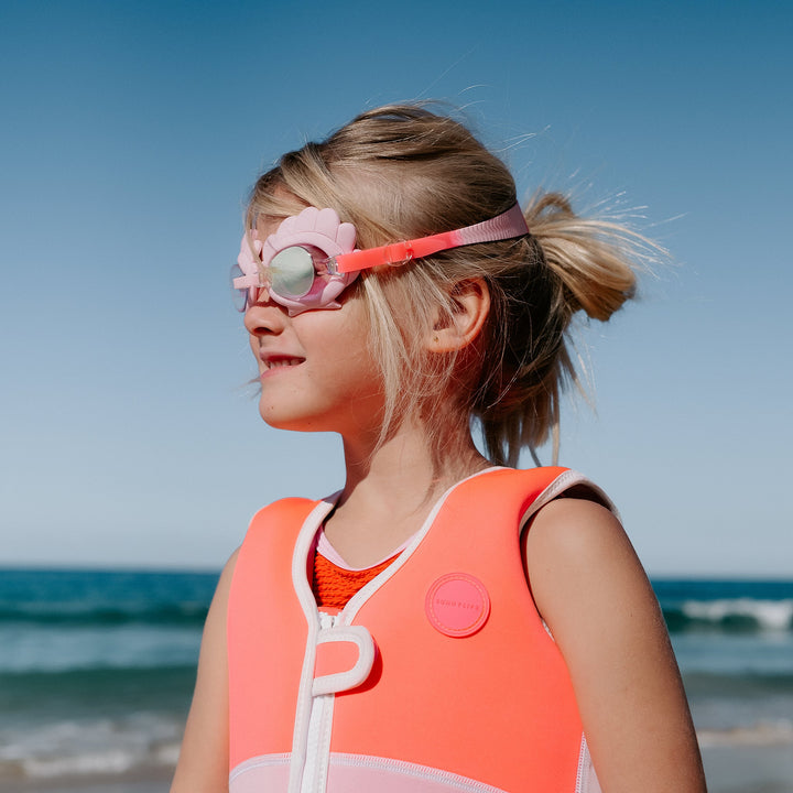 Sunnylife | Melody the Mermaid Mini Swim Goggles - Neon S/berry | Shut the Front Door