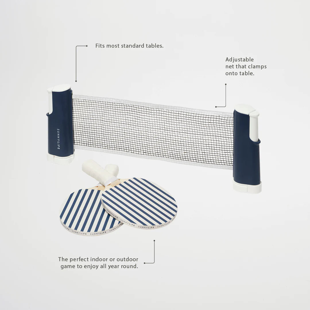 Sunnylife | The Resort Table Tennis Set - Coastal Blue | Shut the Front Door