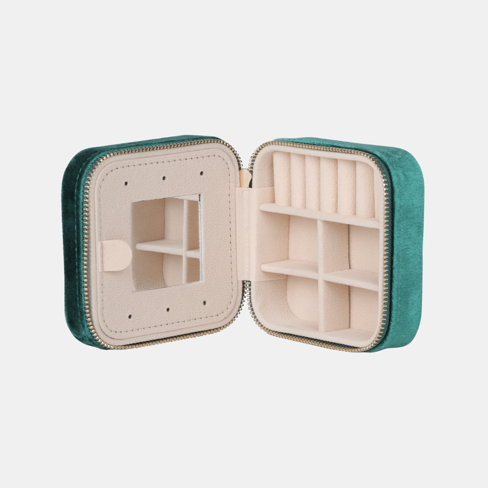Brydie Square Jewellery Box - Emerald