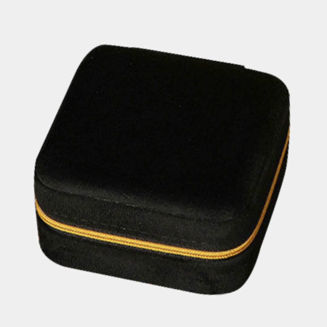 Antigone | Brydie Square Jewellery Box - Black | Shut the Front Door