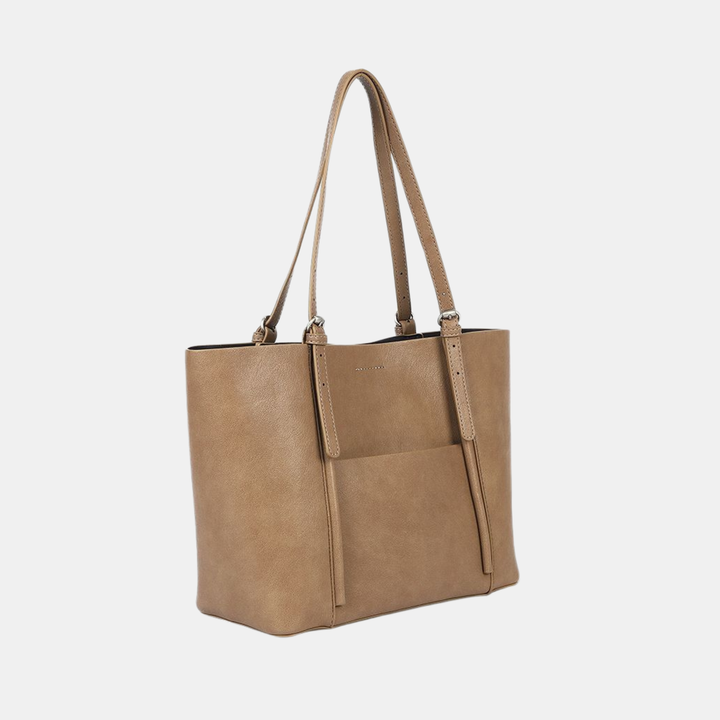Antigone | Mia Tote Set - Tan | Shut the Front Door