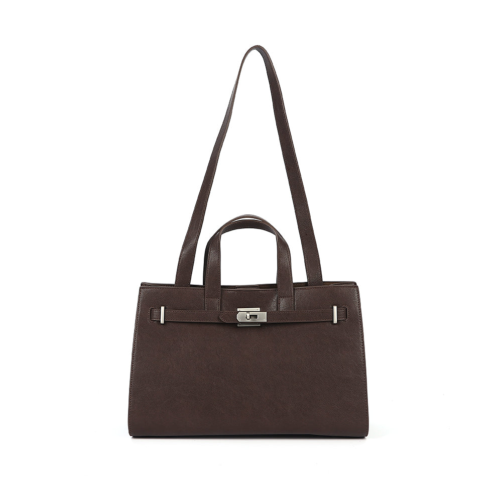 Antigone | Eleanor Mini Tote - Coffee | Shut the Front Door