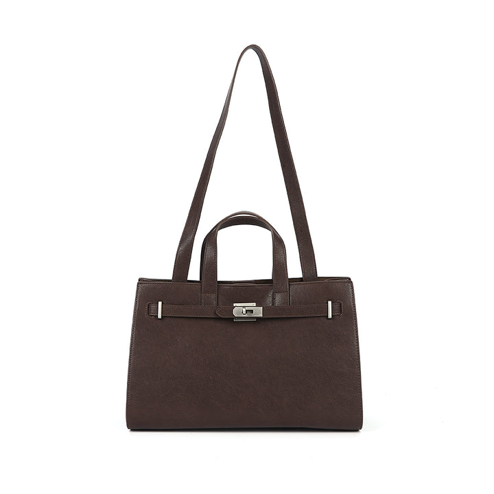 Antigone | Eleanor Mini Tote - Coffee | Shut the Front Door