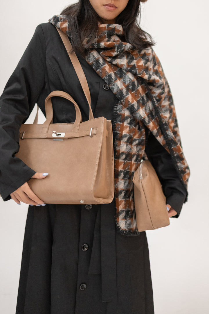 Antigone | Eleanor Mini Tote - Tan | Shut the Front Door