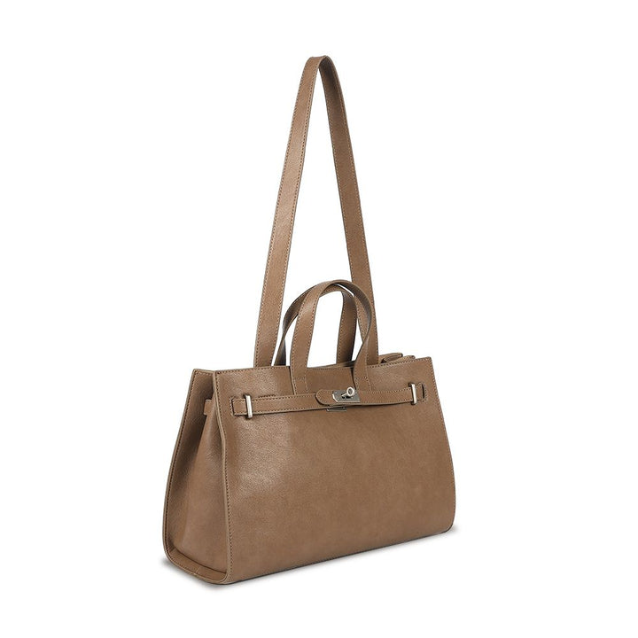 Antigone | Eleanor Mini Tote - Tan | Shut the Front Door