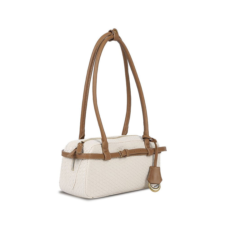 Antigone | Harper Woven Handbag - Chalk | Shut the Front Door