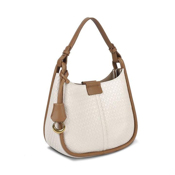 Antigone | Ada Woven Shoulder Bag - Chalk | Shut the Front Door