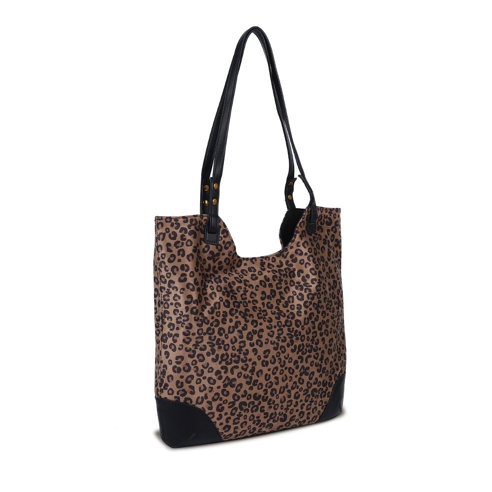 Antigone | Leaona Tote Set - Leopard Print | Shut the Front Door